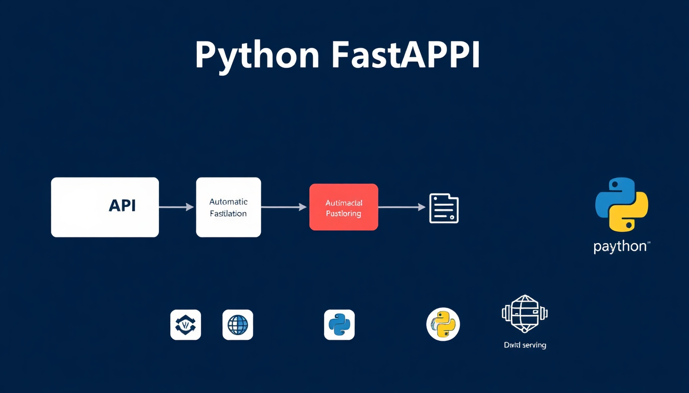 Python FastAPI를 이용한 비동기 API 처리 및 AI 모델 서비스를 설명하는 웹 서비스 아키텍처 다이어그램